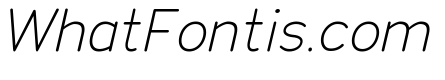 Chankfurter Light Italic