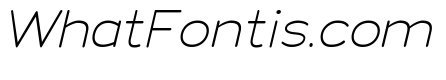Chankfurter Extended Light Italic