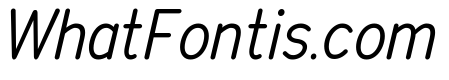Chankfurter Condensed Regular Italic
