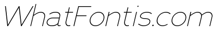 Adrianna Thin Italic