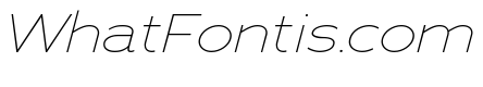 Adrianna Extended Thin Italic