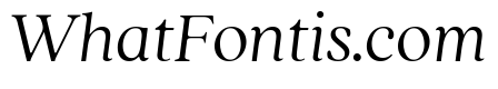 Quincy Light Italic