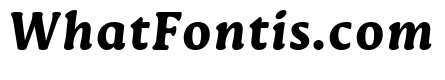 Novaletra Serif Heavy Italic
