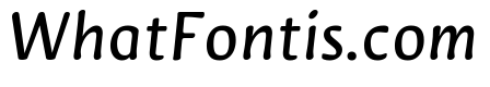 Novaletra Sans Regular Italic