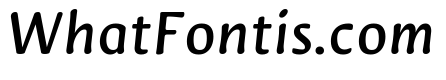 Novaletra Sans Medium Italic