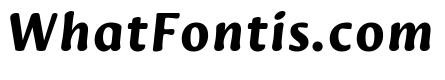 Novaletra Sans Heavy Italic
