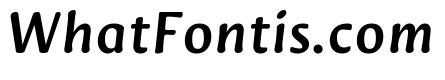 Novaletra Sans Demi Bold Italic