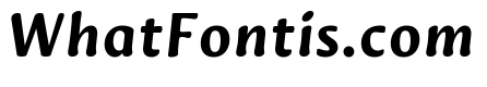 Novaletra Sans Bold Italic