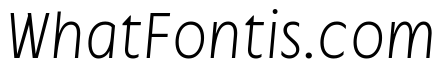 Cygnet Thin Italic