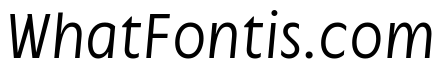 Cygnet Light Italic