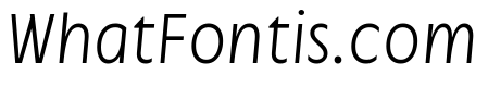 Cygnet Extra Light Italic