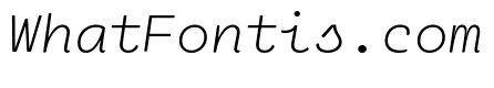 Cartograph Thin Italic