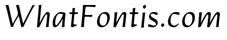 Artifex Hand Extra Light Italic