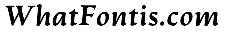 Artifex Heavy Italic