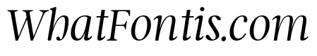 Argent Thin Italic