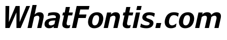 Verdana Pro Condensed Semi Bold Italic