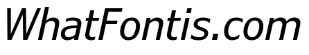 Verdana Pro Condensed Regular Italic