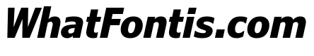 Verdana Pro Condensed Bold Italic