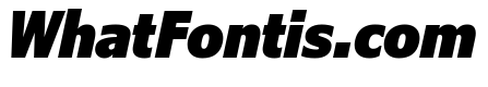 Verdana Pro Condensed Black Italic