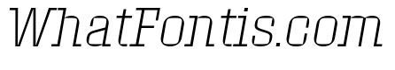 Roster Narrow Extra Light Italic