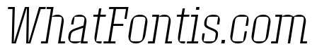 Roster Condensed Extra Light Italic
