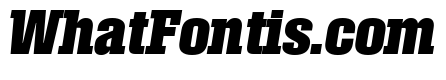 Roster Condensed Bold Italic