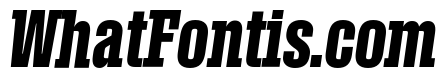 Roster Compressed Semi Bold Italic