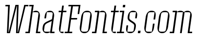 Roster Compressed Extra Light Italic