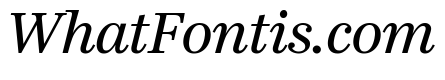 Richmond Text Regular Italic