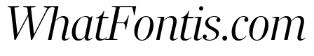 Richmond Display Light Italic