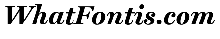 Miller Text Bold Italic