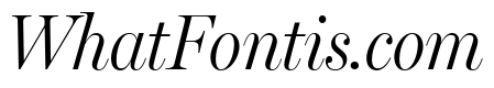 Miller Headline Light Italic