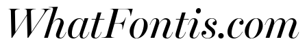 Miller Banner Regular Italic