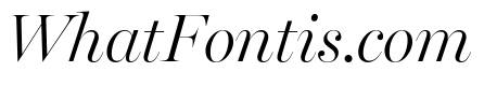 Miller Banner Light Italic
