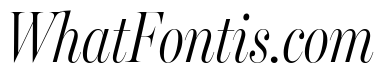 Miller Banner Extra Condensed Light Italic