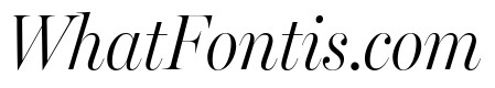 Miller Banner Condensed Light Italic
