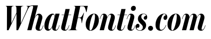 Miller Banner Compressed Bold Italic