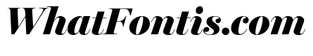 Miller Banner Black Italic