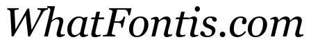 Georgia Pro Regular Italic