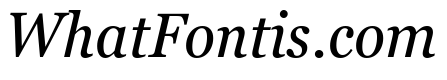 Georgia Pro Condensed Regular Italic