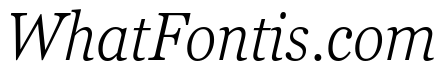 Georgia Pro Condensed Light Italic