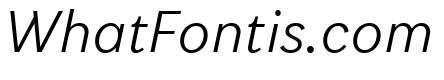 Vesterbro Sans Light Italic