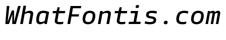 Tonos Mono Medium Italic