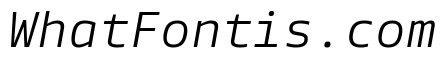 Tonos Mono Light Italic