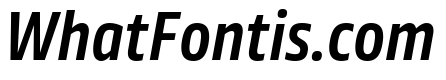 Tonos Condensed Semi Bold Italic