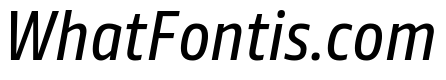 Tonos Condensed Regular Italic