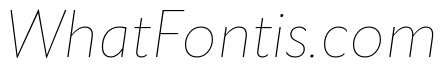 Rowton Hairline Italic