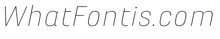Marianina Extended Thin Italic