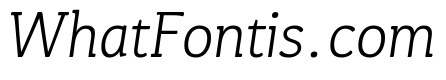 Kefa III Light Italic