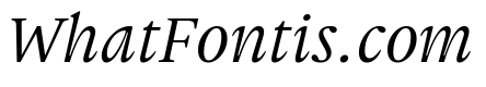 Gauthier Medium Italic
